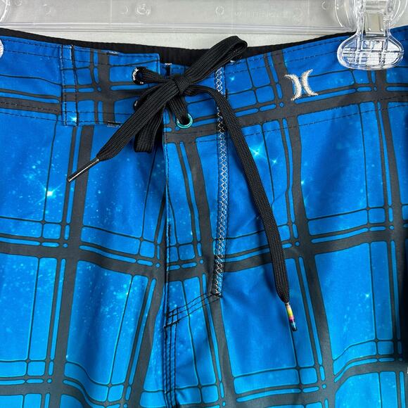Hurley Phantom Puerto Rico Space Board Shorts Men’s 30 Blue - Picture 2 of 7